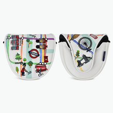 Load image into Gallery viewer, PRG Originals London UK Design Golf Headcovers. Set of 3. Driver, Fairway and Rescue or Putter Cover.