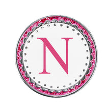 Load image into Gallery viewer, Surprizeshop Pink Letter A to Z Golf Ball Marker. New for 2024
