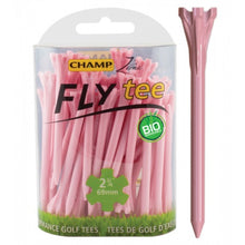 Load image into Gallery viewer, Champ Zarma Fly Golf Tees. 69mm. Neon Blue, Green, Orange, Red, Yellow and Pink.