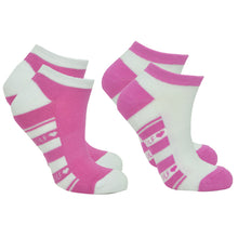Load image into Gallery viewer, Pure Golf Ladies 2 Pair Pack of Dixie Golf Socks. Pink, Green, Purple, Navy etc
