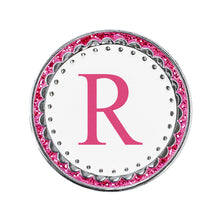 Load image into Gallery viewer, Surprizeshop Pink Letter A to Z Golf Ball Marker. New for 2024