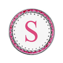 Load image into Gallery viewer, Surprizeshop Pink Letter A to Z Golf Ball Marker. New for 2024