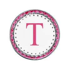 Load image into Gallery viewer, Surprizeshop Pink Letter A to Z Golf Ball Marker. New for 2024