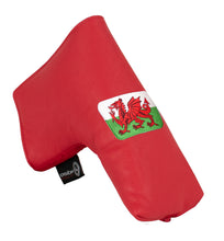 Load image into Gallery viewer, Asbri Blade, Mallet or Spider Putter Headcover - England Scotland Wales Red or Blue.