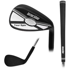 Load image into Gallery viewer, Longridge Tour Spin Golf Wedge - Silver or Black Finish 52, 56, 60 or 64 Degree.