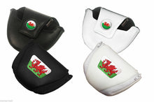 Load image into Gallery viewer, Asbri Blade, Mallet or Spider Putter Headcover - England Scotland Wales Black or White.