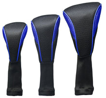 Load image into Gallery viewer, Longridge Longneck Pro HeadCover - 3pk Blue ot Black. Set of 3