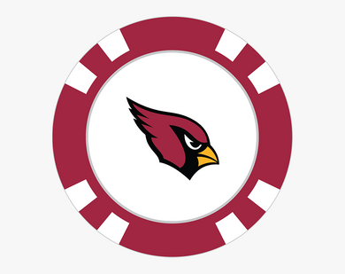 Arizona Cardinals NFL Set of 3 Golf Ball Marker Poker Chips