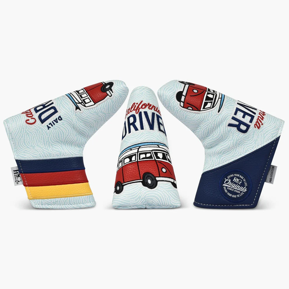 New 2025 PRG Originals California Originals Design Golf Blade Style Putter Headcover.