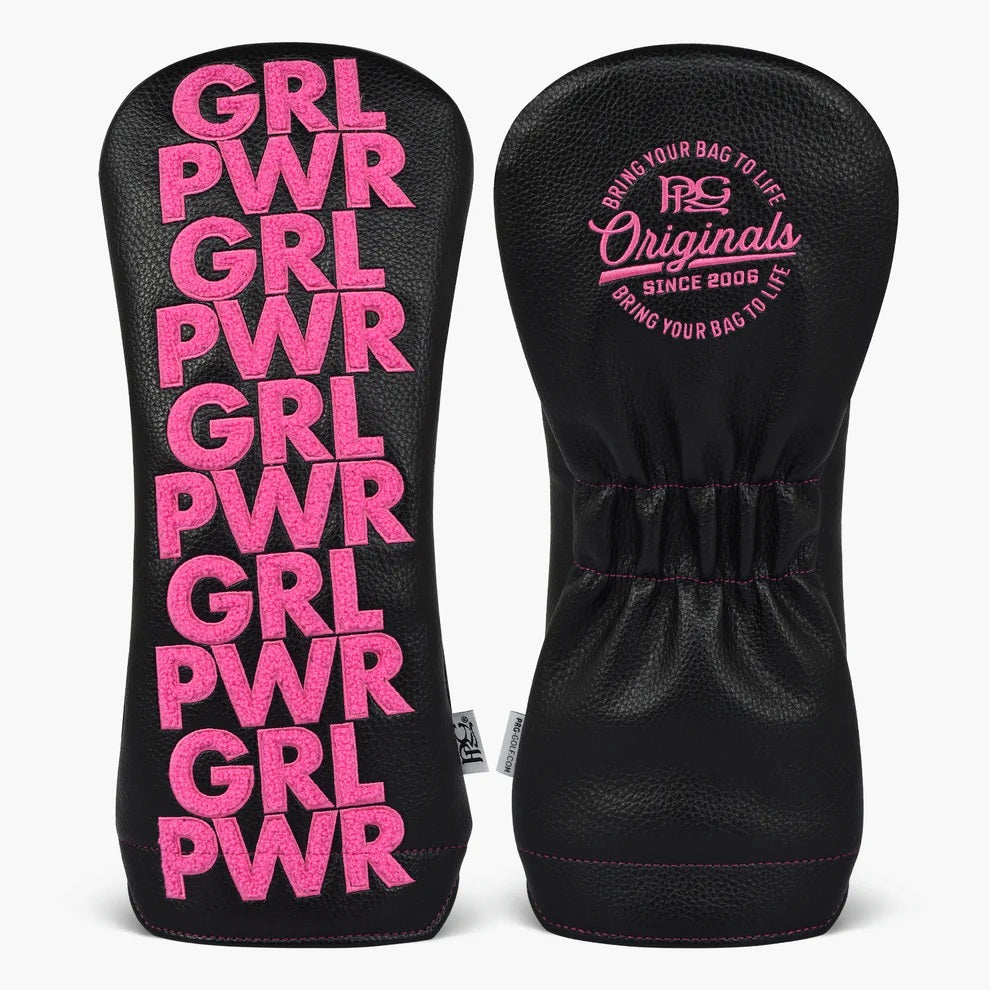 New 2025 PRG Originals GRL PWR Girl Power Design Golf Driver Headcover.