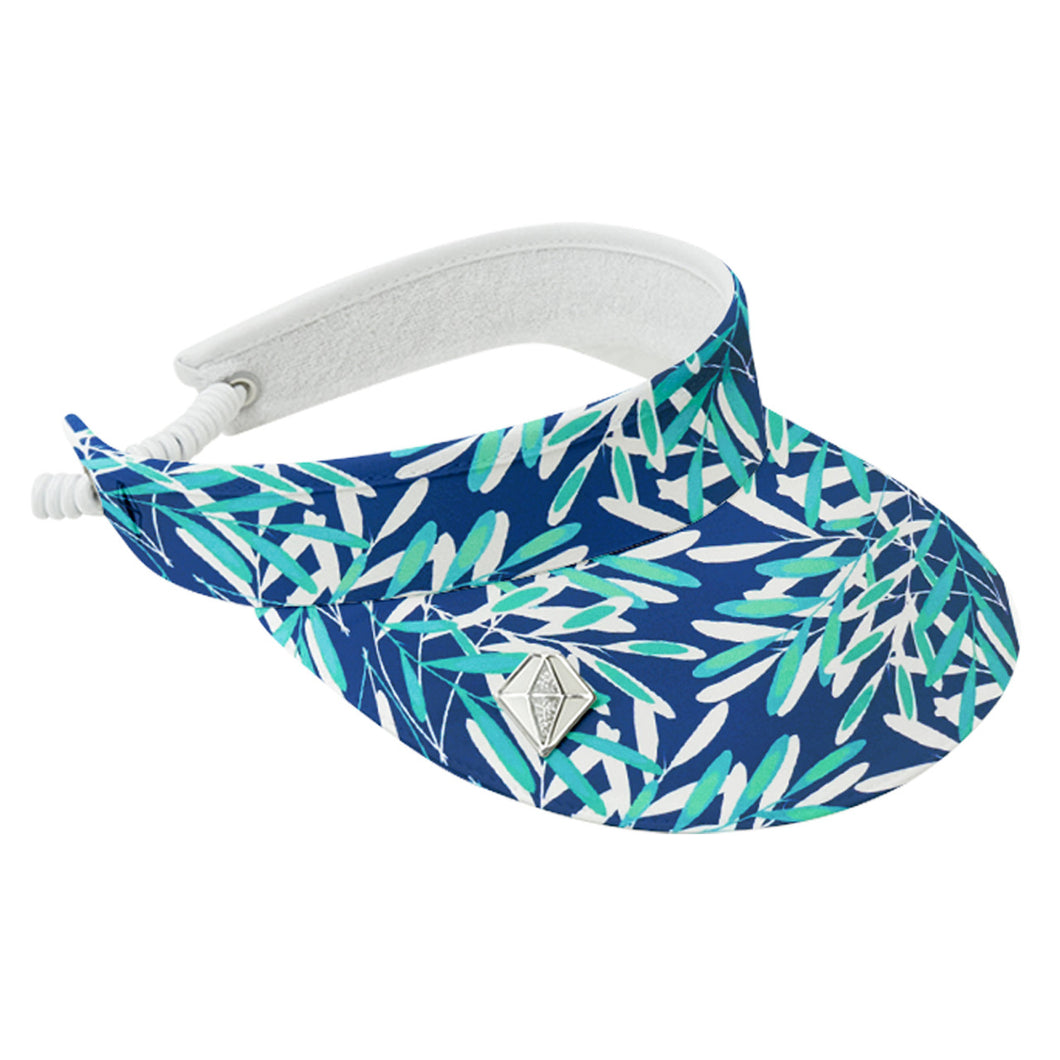 Pure Golf Ladies Arielle Telephone Wire Visor - Floating Palms Yale.