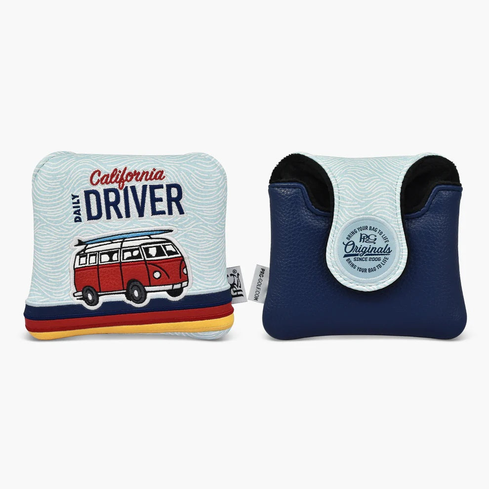 New 2025 PRG Originals California Driver Design Golf Spider Mallet Putter Headcover.