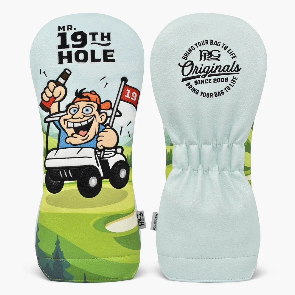 New 2025 PRG Originals Mr 19th Hole Design Golf Driver Headcover.