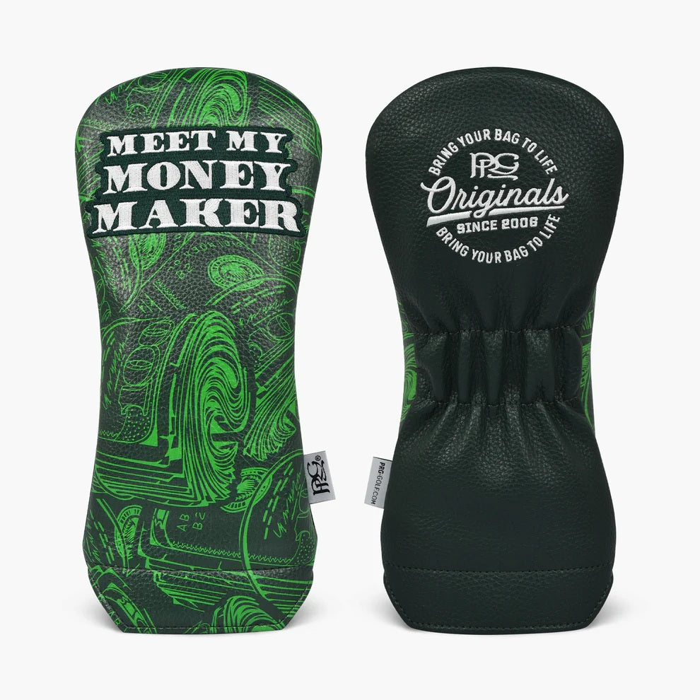 New 2025 PRG Originals Meet My Money Maker Design Golf Fairway Wood Headcover.