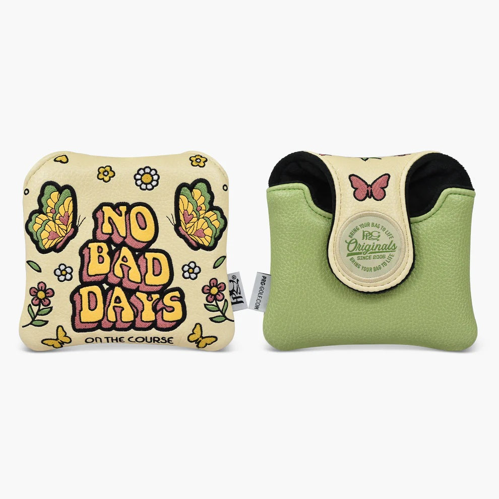 New 2025 PRG Originals No Bad Days on the Course Design Golf Spider Mallet Putter Headcover.