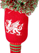 Load image into Gallery viewer, Asbri Patriot Luxury Pom Pom Golf Driver, Fairway or Hybrid Headcover. Wales.
