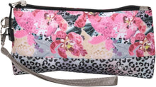 Load image into Gallery viewer, SALE Glove It Orchid Cheetah Design Ladies Golf Visor, Glove or Wristlet Bag.
