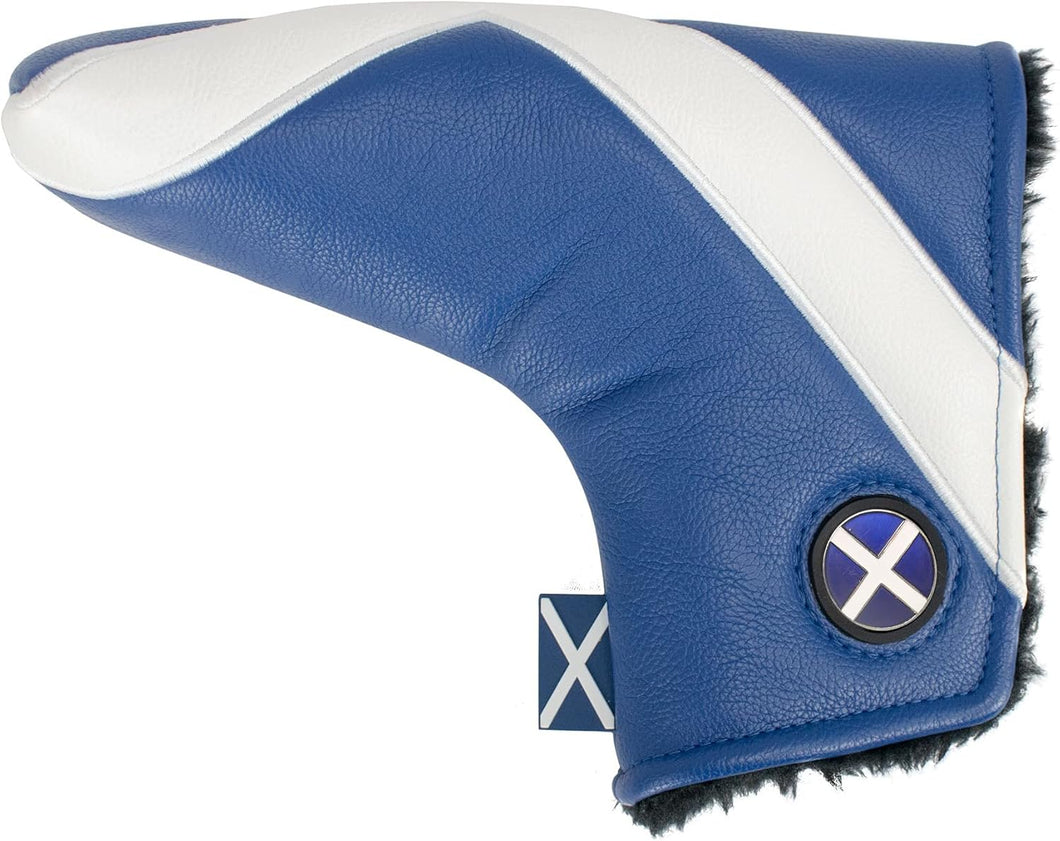 Asbri Patriot Blade Style Putter Headcover -  Scotland, Wales or irish Shamrock.