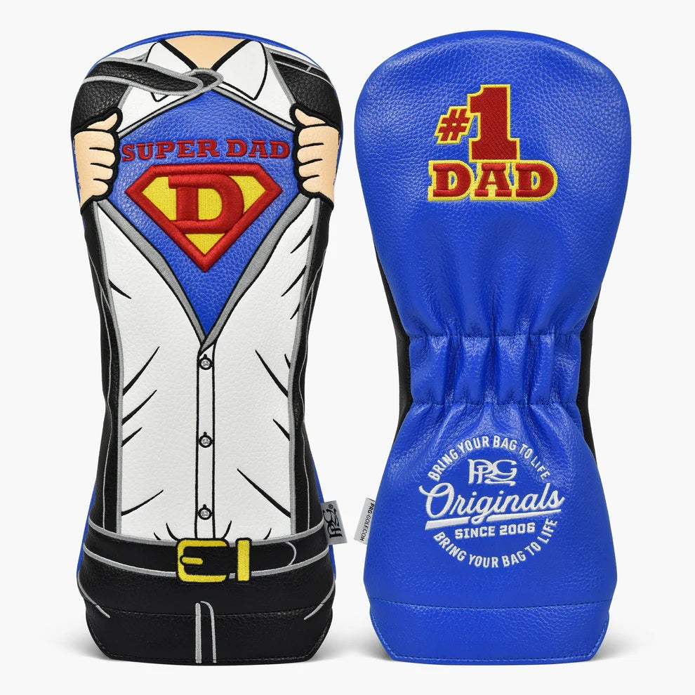 New 2025 PRG Originals Super Dad Design Golf Driver Headcover.