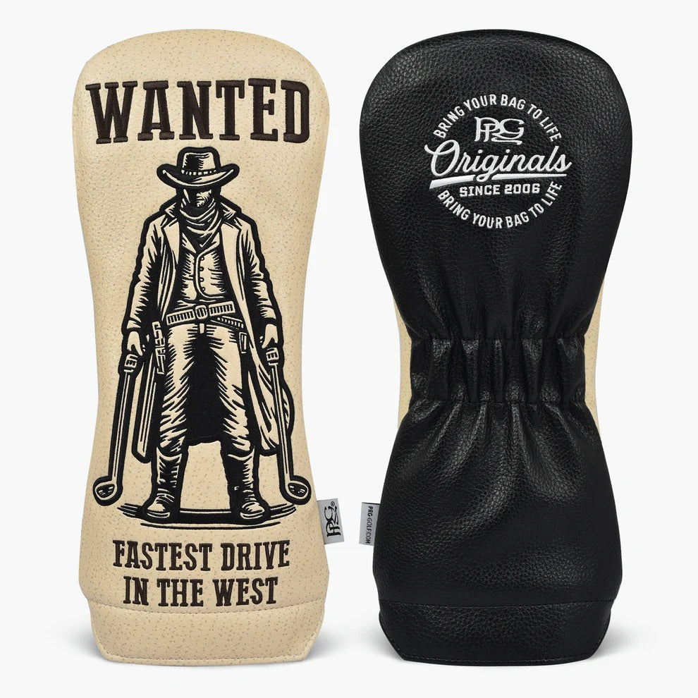 New 2025 PRG Originals Most Wanted Design Golf Driver Headcover.