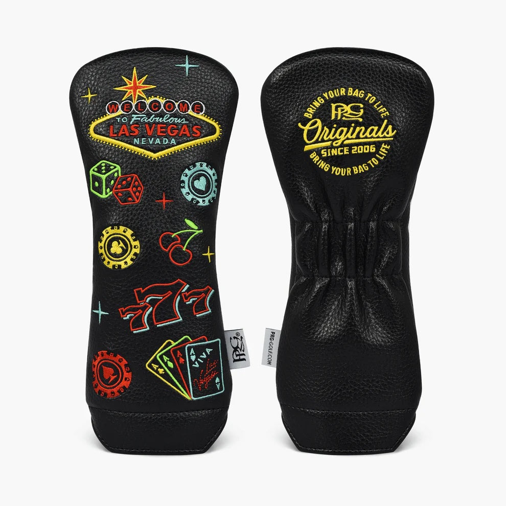 New 2025 PRG Originals Las Vegas Neon Design Golf Hybrid or Rescue Wood  Headcover.