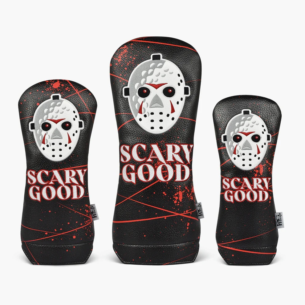 New 2025 PRG Originals Scary Good Design Golf Headcovers. Set of 3. Driver, Fairway and Rescue.