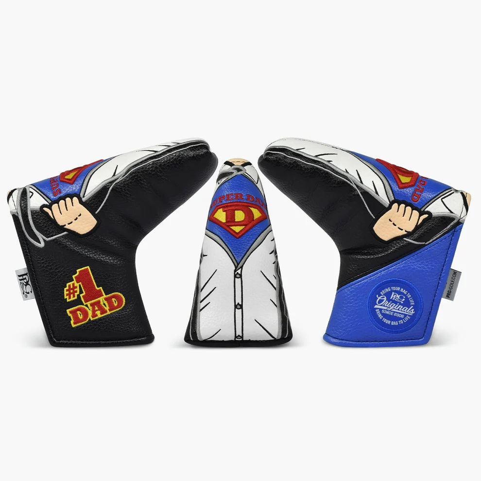 New 2025 PRG Originals Super Dad Design Golf Blade Style Putter Headcover.