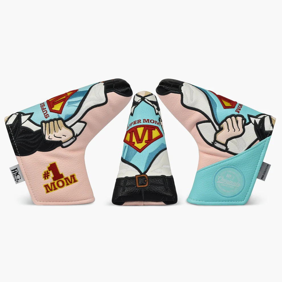 New 2025 PRG Originals Super Mom Design Golf Blade Style Putter Headcover.