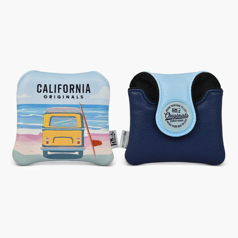 New 2025 PRG Originals California Originals Design Golf Spider Mallet Putter Headcover.