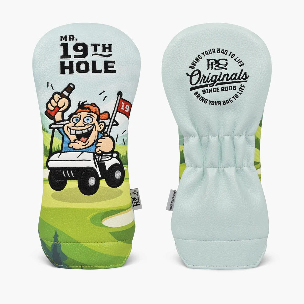 New 2025 PRG Originals Mr 19th Hole Design Golf Fairway Wood Headcover.