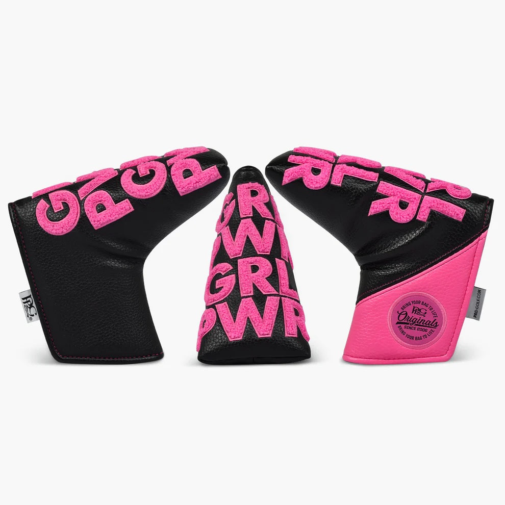 New 2025 PRG Originals GRL PWR Girl Power Design Golf Blade Style Putter Headcover.