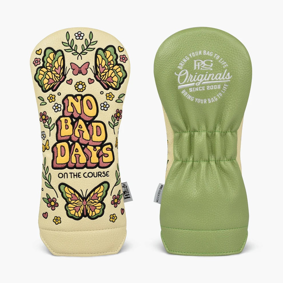New 2025 PRG Originals No Bad Days on the Course Design Golf Fairway Wood Headcover.