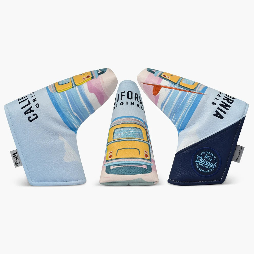New 2025 PRG Originals California Originals Design Golf Blade Style Putter Headcover.