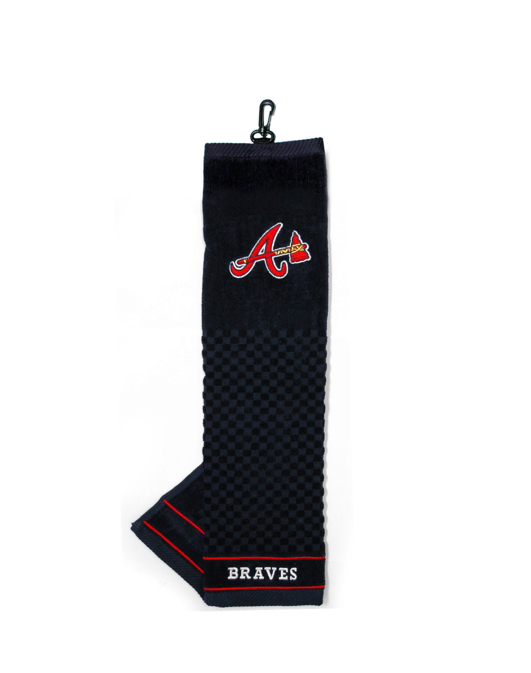 MLB Major League Baseball Official Golf Tri-Fold Towel. Atlanta Braves.