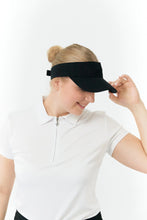 Load image into Gallery viewer, New Surprizeshop Ladies Becmoor Velcro Golf Visor - Black or Pink.
