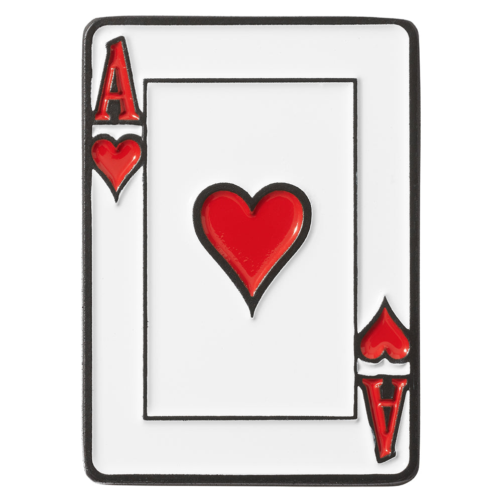 Ace of Hearts Golf Ball Marker by Luna Links . New 2025 Range.