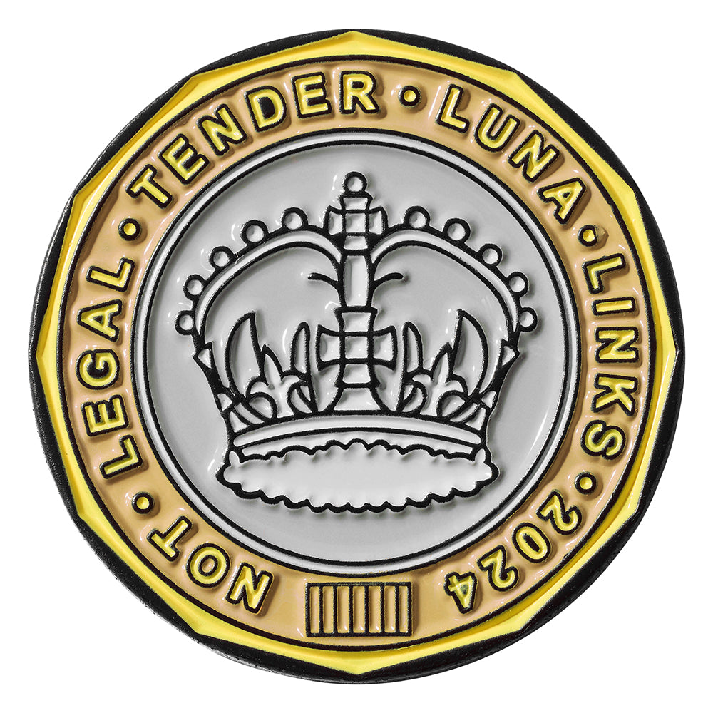 Coin Golf Ball Marker by Luna Links . New 2025 Range.