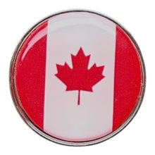 Load image into Gallery viewer, Canada Crested Golf Accessories. Ball Marker, Hat Clip, Divot Tool or Scorecard Holder.
