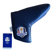 Load image into Gallery viewer, 2025 Ryder Cup Bethpage Black Match Logo Blade Style Putter Golf Headcover.
