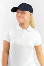 Load image into Gallery viewer, Surprizeshop Ladies Vented Golf Cap with Lady Golfer Embroidery . Navy Blue, White, Pink or Royal Blue.
