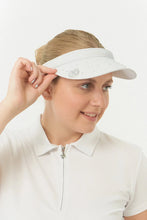 Load image into Gallery viewer, NEW 2026 Surprizeshop Ladies Crystal Clip Golf Sun Visor - Pink, Navy, White or Black.
