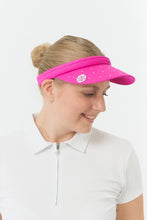Load image into Gallery viewer, NEW 2026 Surprizeshop Ladies Crystal Clip Golf Sun Visor - Pink, Navy, White or Black.
