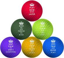 Load image into Gallery viewer, Longridge Keep Calm Golf Balls (Pack of 6)
