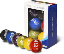 Load image into Gallery viewer, Longridge Keep Calm Golf Balls (Pack of 6)
