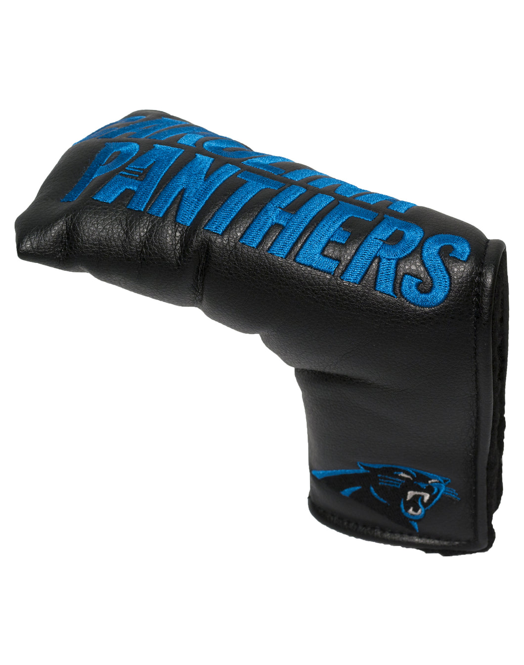 NFL Official Vintage Golf Blade Style Putter Headcover. Carolina Panthers