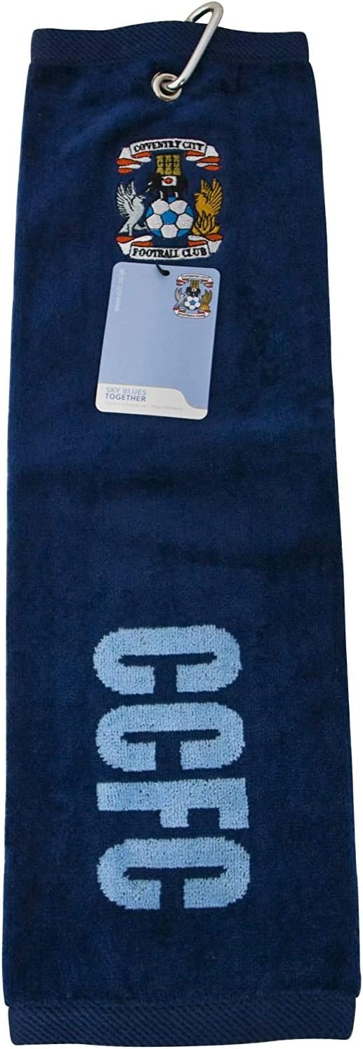 Coventry FC Tri Fold Golf Towel.