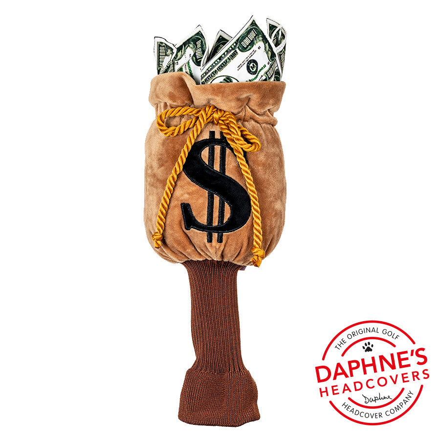 Daphne Golf Driver Headcover. For Fun Collection. Money Bag.