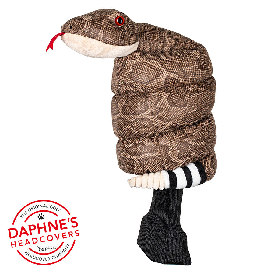 Daphne Golf Driver Headcover. Wildlife Collection. Rattle Snake.