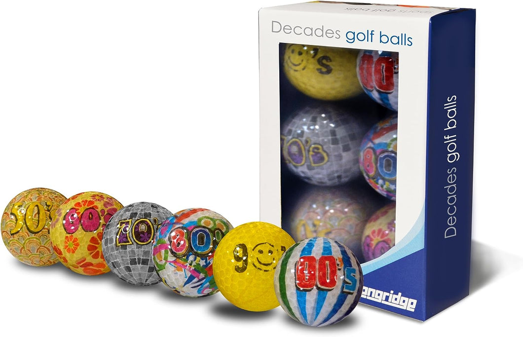 Longridge Decades Golf Balls (Pack of 6)