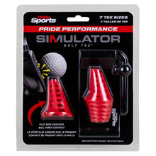 Load image into Gallery viewer, Pride Sports Performance Simulator Golf Tees. 7 Tees, 24 to 42 mm.
